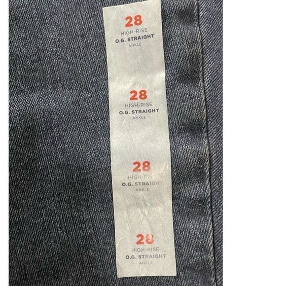 Old Navy Womens High Rise O.G. Straight Ankle Jeans Plus Size 28 - Picture 6 of 11